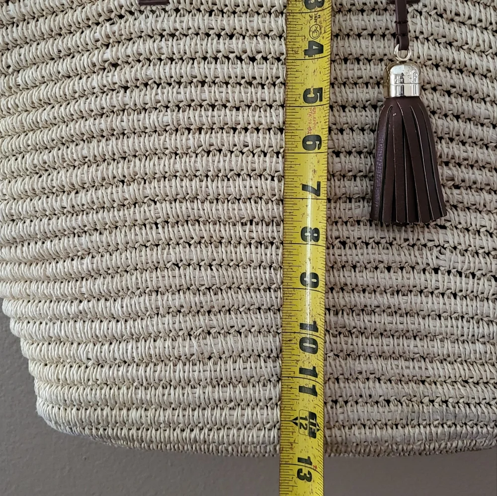 Talbots Straw Tote Purse - Picture 8 of 14